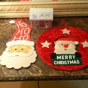 Christmas decoration home set 2 pcs